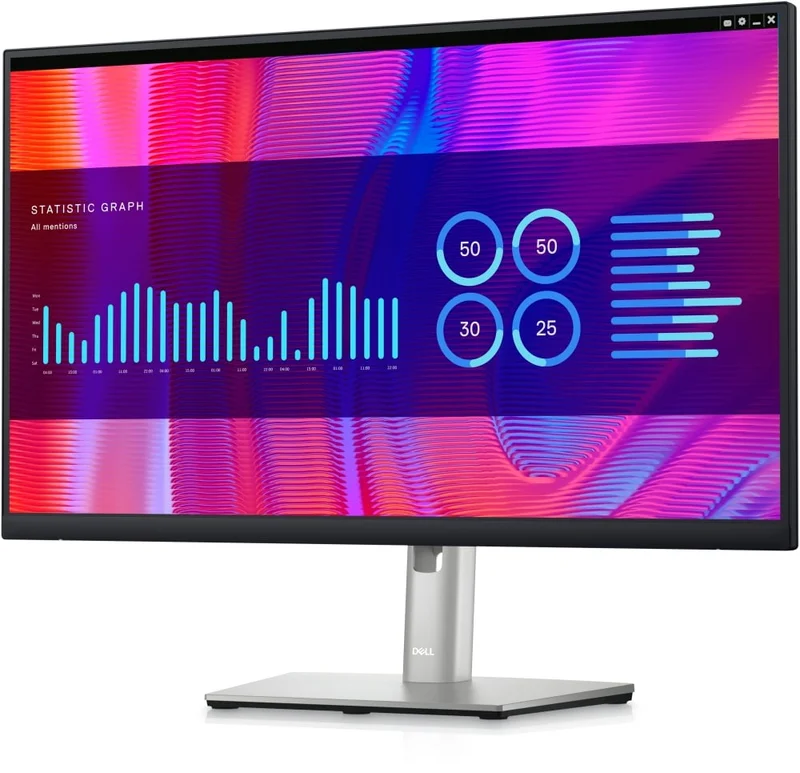 Monitor Dell P2423DE, 23.8'', LED, 2560 x 1440, 300 cd/m2, 8 ms, HDMI, USB, black