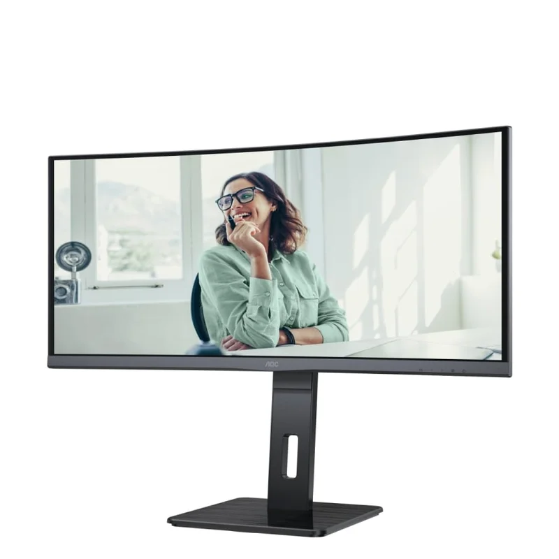 Monitor AOC CU34P3CV, 34'', WLED, 3440 x 1440, 300 cd/m2, 4 ms, HDMI, curved, black