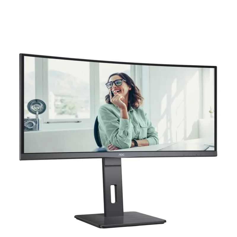 Monitor AOC CU34P3CV, 34'', WLED, 3440 x 1440, 300 cd/m2, 4 ms, HDMI, curved, black