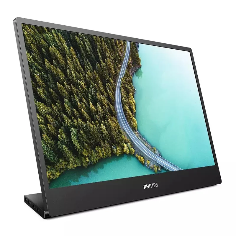 Monitor Philips 16B1P3302D, 15.6'', WLED, 1920 x 1080, 250 cd/m2, 5 ms, USB, black