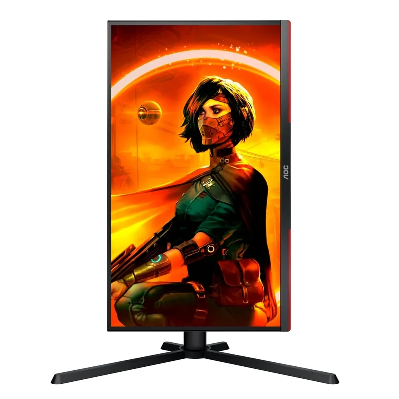 Monitor AOC 25G3ZM/BK, 24.5'', WLED, 1920 x 1080, 300 cd/m2, 1 ms, 2 HDMI, black-red