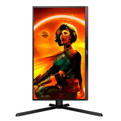 Monitor AOC 25G3ZM/BK, 24.5'', WLED, 1920 x 1080, 300 cd/m2, 1 ms, 2 HDMI, black-red
