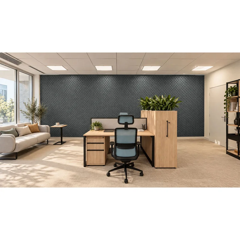 PET FELT WALL PANEL SQUARES 2400/1200 9MM R12 1 PC.