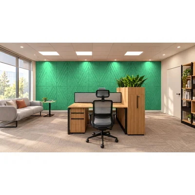 PET FELT WALL PANEL RHOMBUS 2400/1200 9MM R14 1 PC.