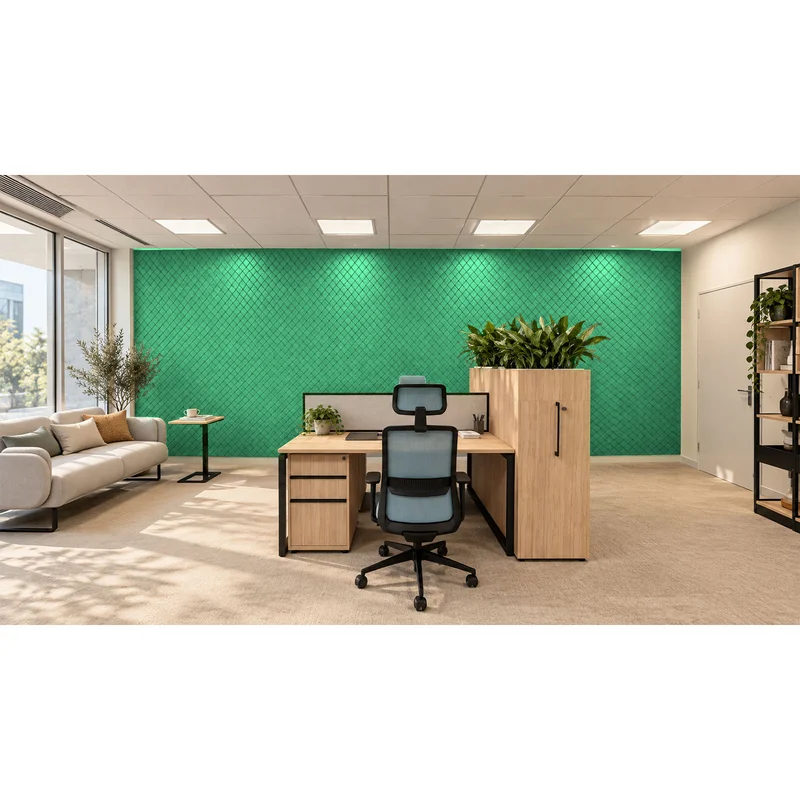 PET FELT WALL PANEL SQUARES 2400/1200 9MM R14 1 PC.