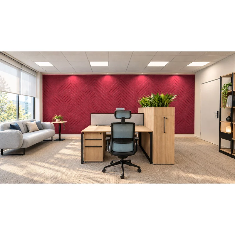 PET FELT WALL PANEL X-LINE 2400/1200 9MM R20 1 PC.