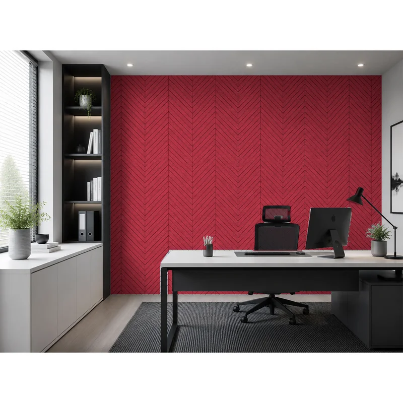 PET FELT WALL PANEL FISH BONE 2400/1200 9MM R20 1 PC.
