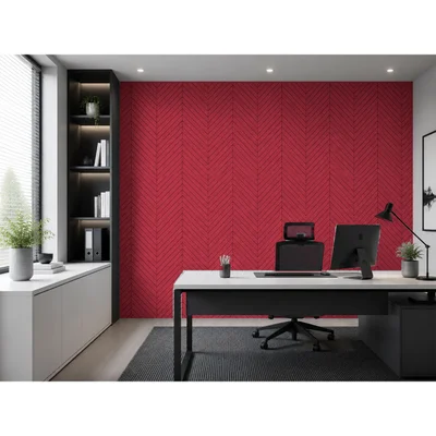 PET FELT WALL PANEL FISH BONE 2400/1200 9MM R20 1 PC.