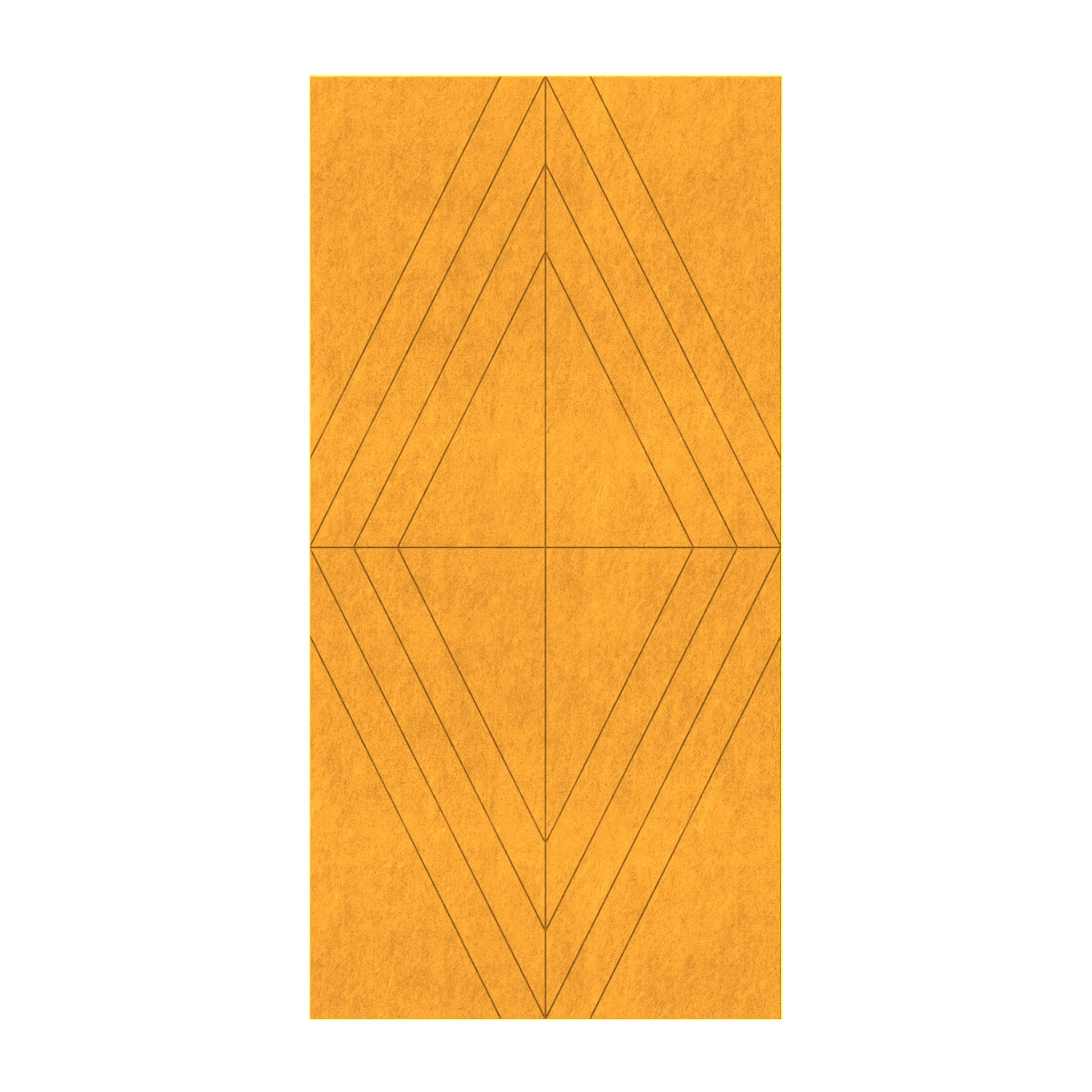 PET FELT WALL PANEL RHOMBUS 2400/1200 9MM R23 1 PC.