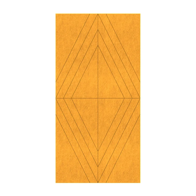 PET FELT WALL PANEL RHOMBUS 2400/1200 9MM R23 1 PC.