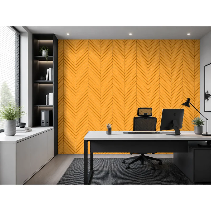 PET FELT WALL PANEL FISH BONE 2400/1200 9MM R23 1 PC.
