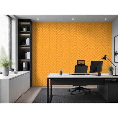 PET FELT WALL PANEL FISH BONE 2400/1200 9MM R23 1 PC.