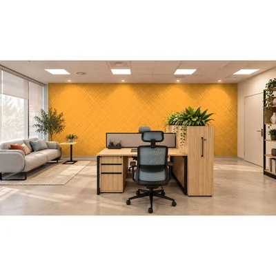 PET FELT WALL PANEL PLAID 2400/1200 9MM R23 1 PC.