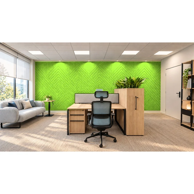PET FELT WALL PANEL X-LINE 2400/1200 9MM R25 1 PC.