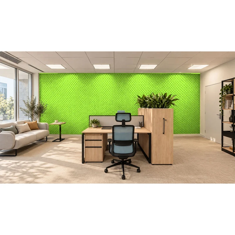 PET FELT WALL PANEL SQUARES 2400/1200 9MM R25 1 PC.
