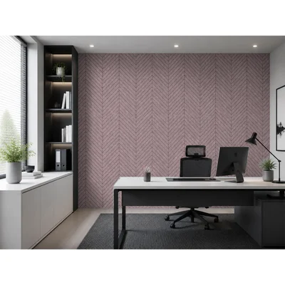 PET FELT WALL PANEL FISH BONE 2400/1200 9MM R26 1 PC.