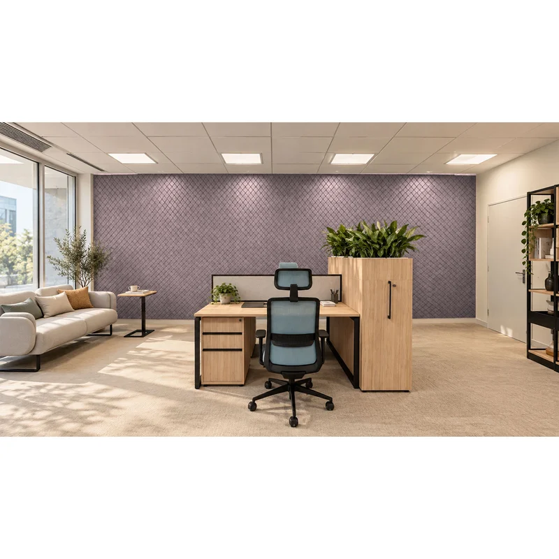 PET FELT WALL PANEL SQUARES 2400/1200 9MM R26 1 PC.