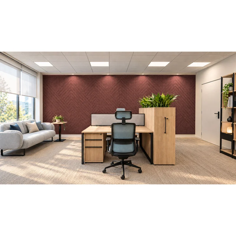 PET FELT WALL PANEL X-LINE 2400/1200 9MM R27 1 PC.