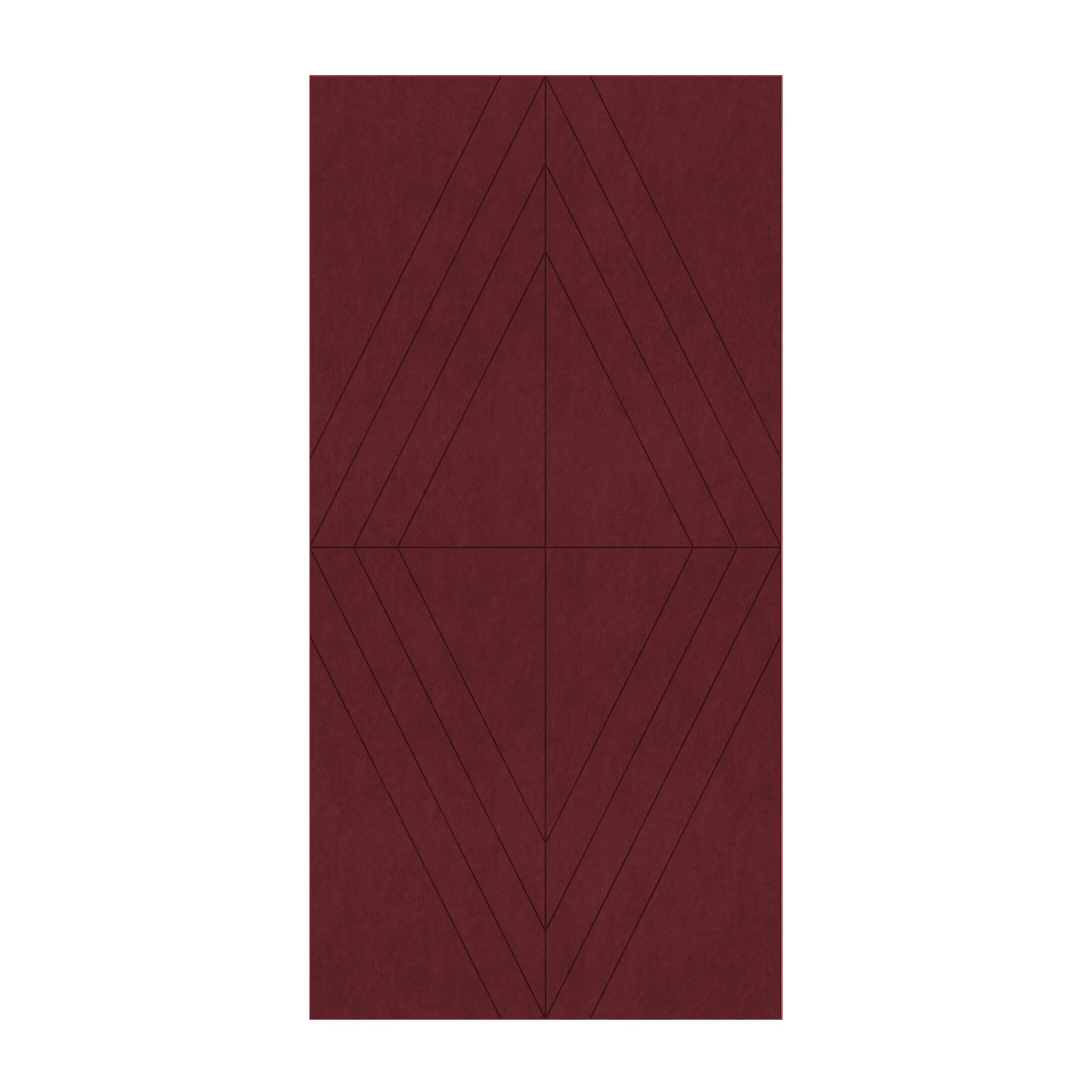 PET FELT WALL PANEL RHOMBUS 2400/1200 9MM R28 1 PC.