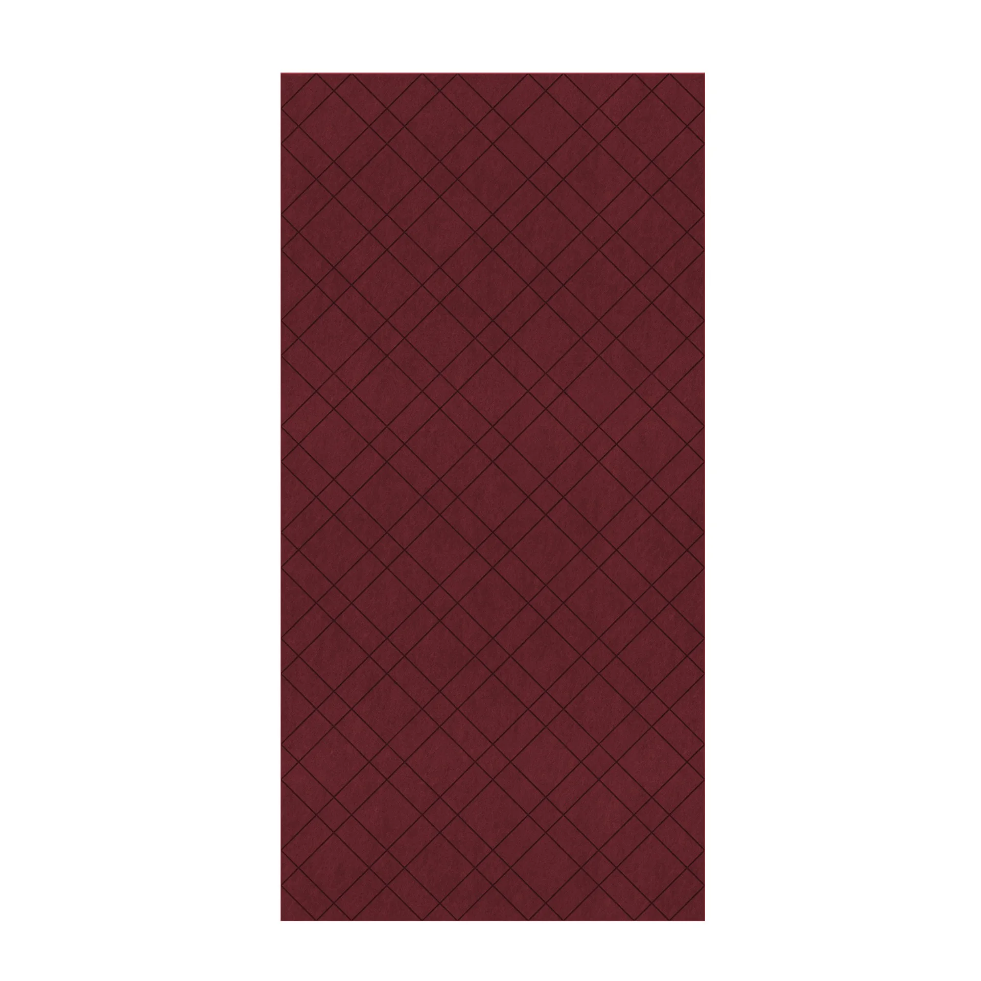 PET FELT WALL PANEL PLAID 2400/1200 9MM R28 1 PC.