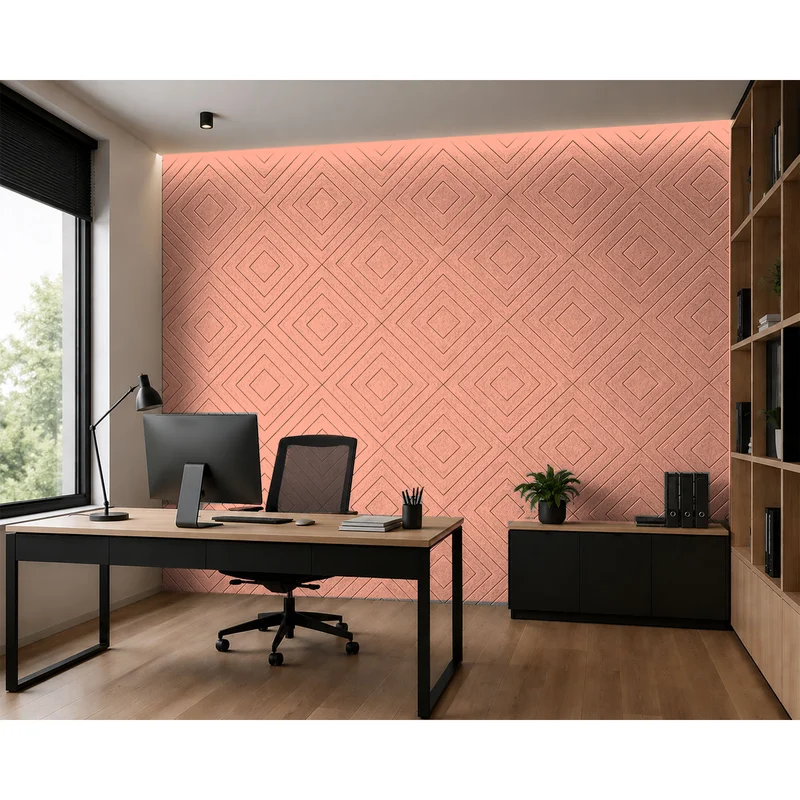 PET FELT WALL PANEL ILLUSION 2400/1200 9MM R31 1 PC.