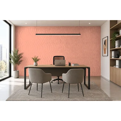 PET FELT WALL PANEL WAVE 2400/1200 9MM R31 1 PC.