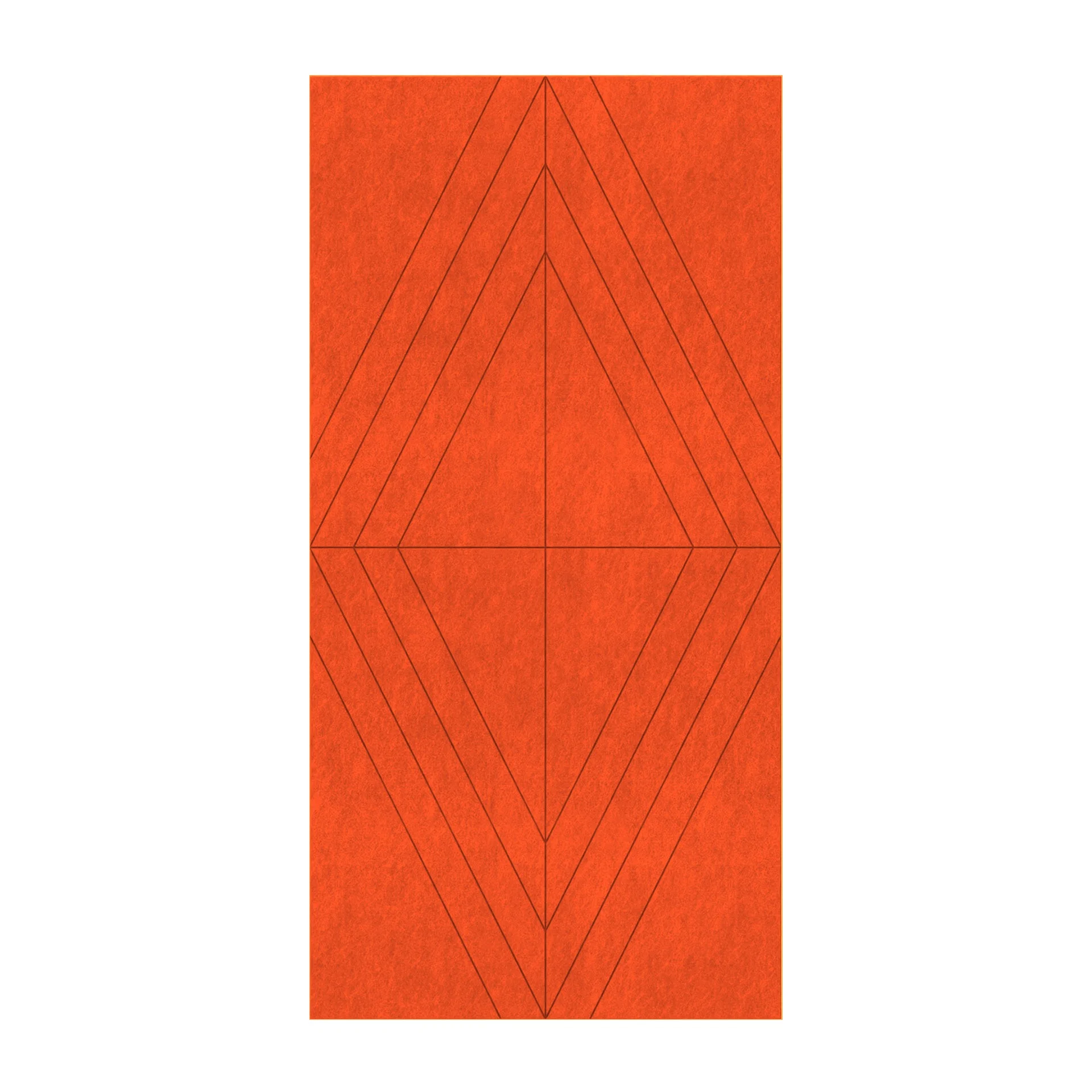 PET FELT WALL PANEL RHOMBUS 2400/1200 9MM R32 1 PC.