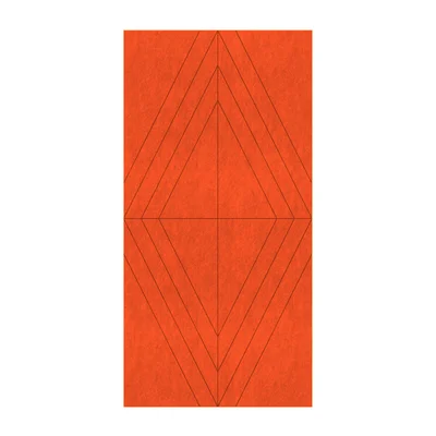 PET FELT WALL PANEL RHOMBUS 2400/1200 9MM R32 1 PC.
