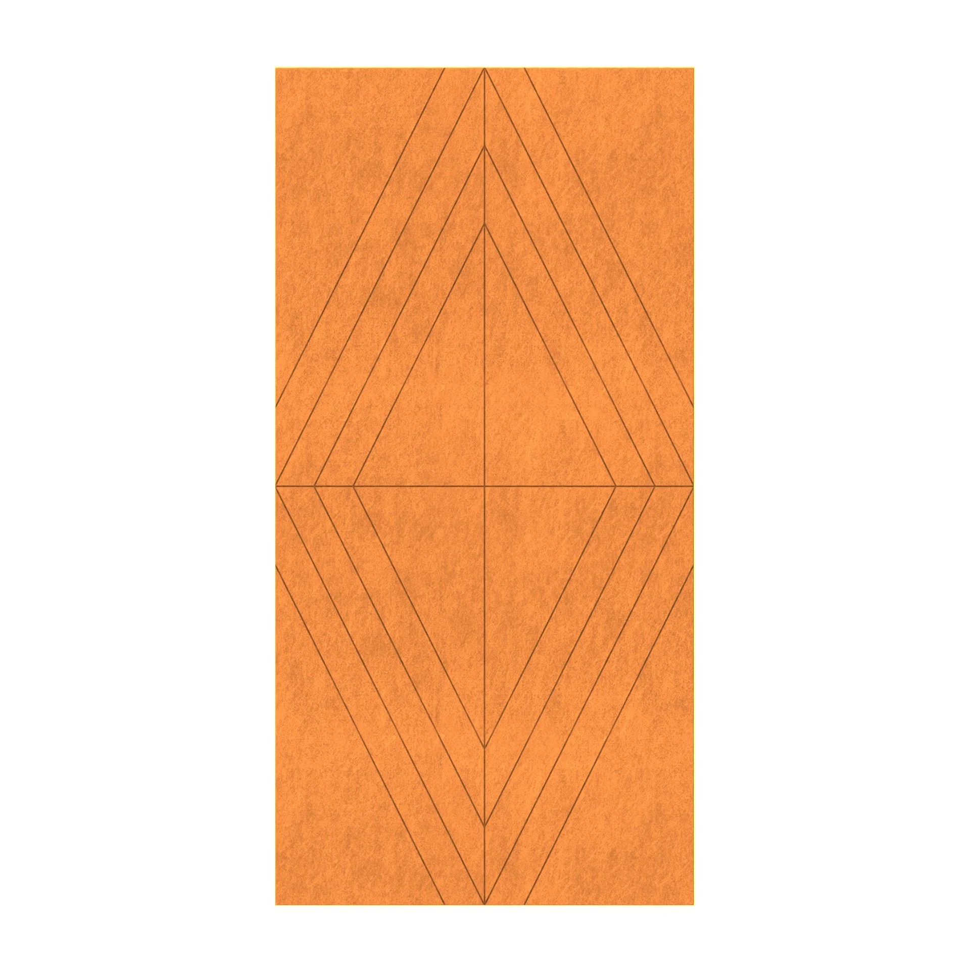 PET FELT WALL PANEL RHOMBUS 2400/1200 9MM R33 1 PC.