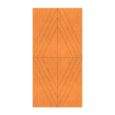 PET FELT WALL PANEL RHOMBUS 2400/1200 9MM R33 1 PC.