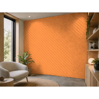 PET FELT WALL PANEL ANGLE LINE 2400/1200 9MM R33 1 PC.
