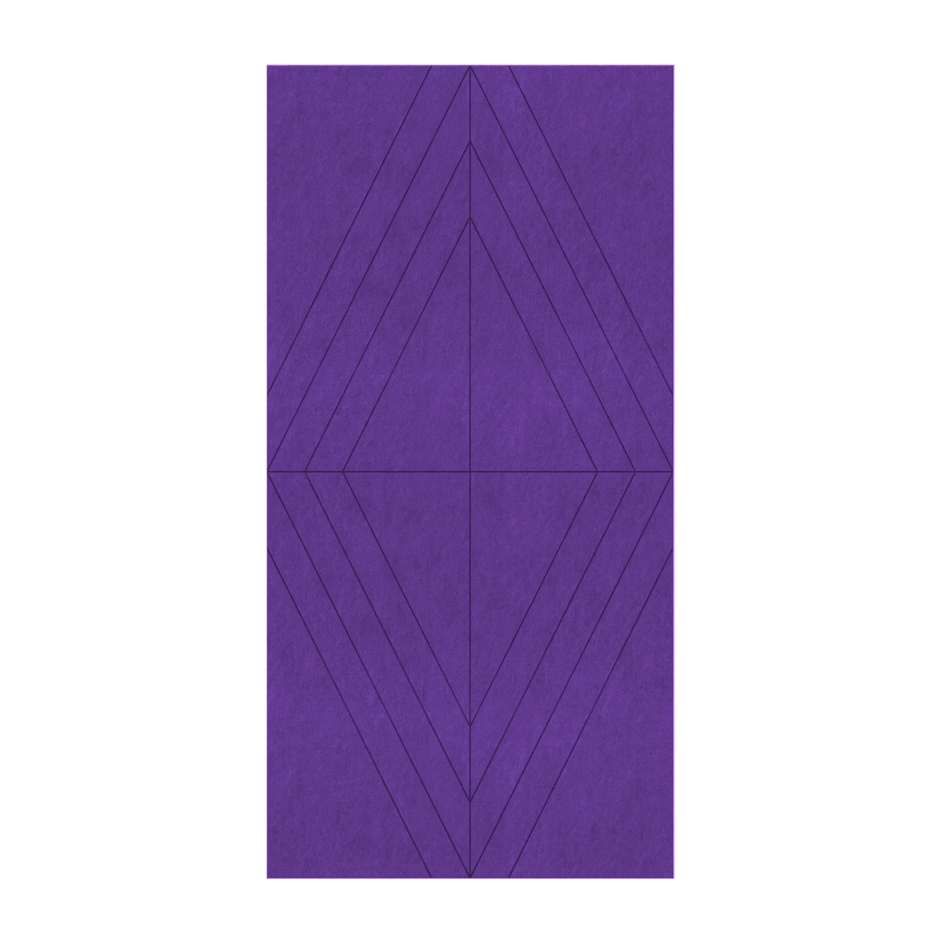 PET FELT WALL PANEL RHOMBUS 2400/1200 9MM R36 1 PC.