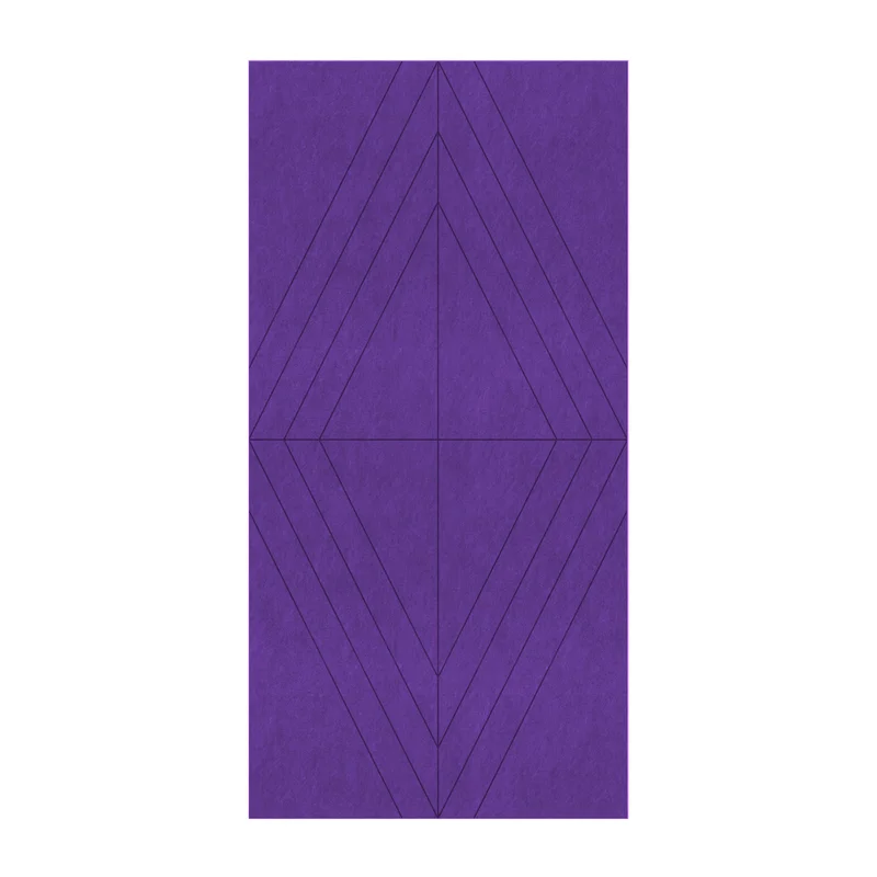 PET FELT WALL PANEL RHOMBUS 2400/1200 9MM R36 1 PC.