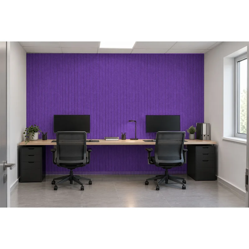 PET FELT WALL PANEL LINE 2400/1200 9MM R36 1 PC.