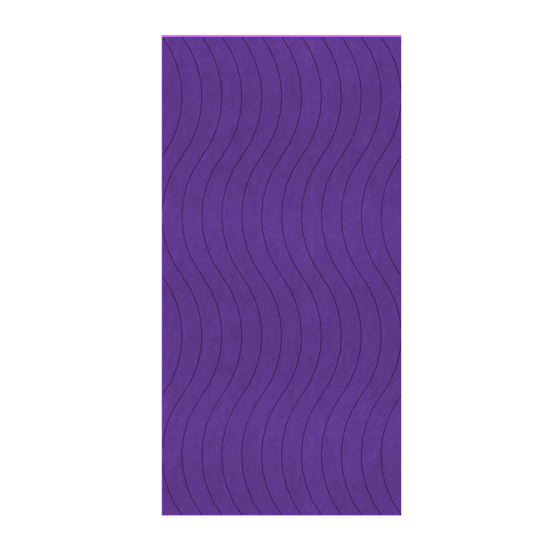 PET FELT WALL PANEL WAVE 2400/1200 9MM R36 1 PC.