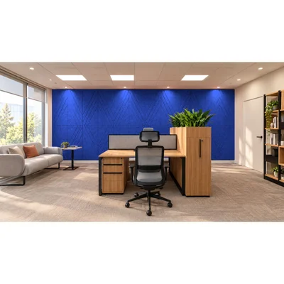 PET FELT WALL PANEL RHOMBUS 2400/1200 9MM R37 1 PC.