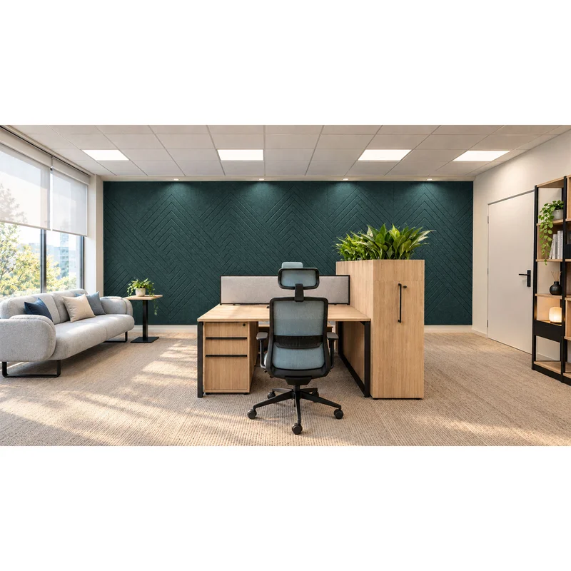PET FELT WALL PANEL X-LINE 2400/1200 9MM R38 1 PC.