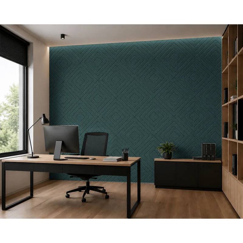 PET FELT WALL PANEL ILLUSION 2400/1200 9MM R38 1 PC.