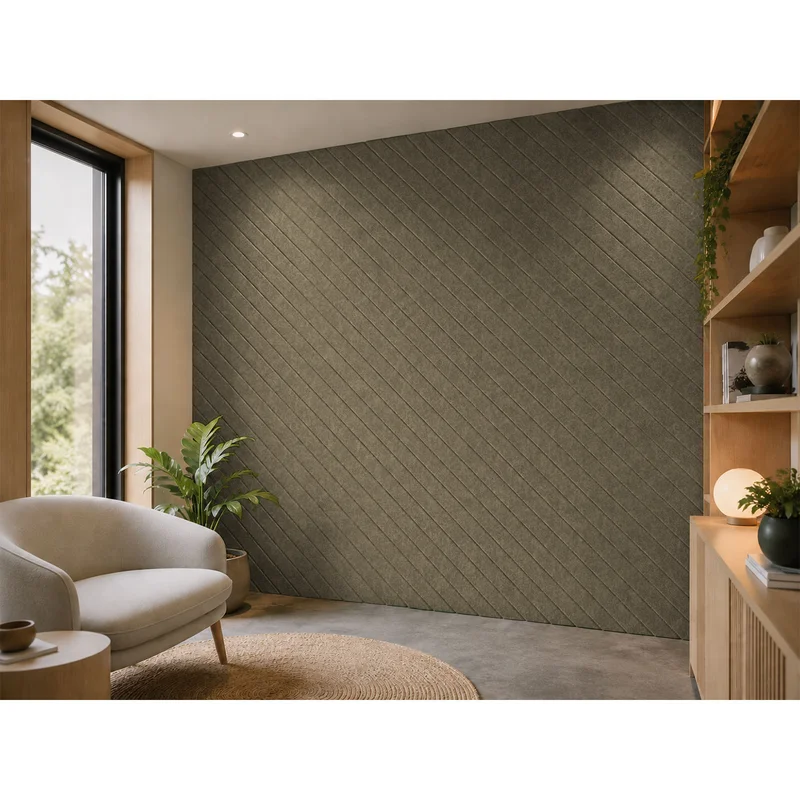 PET FELT WALL PANEL ANGLE LINE 2400/1200 9MM R40 1 PC.