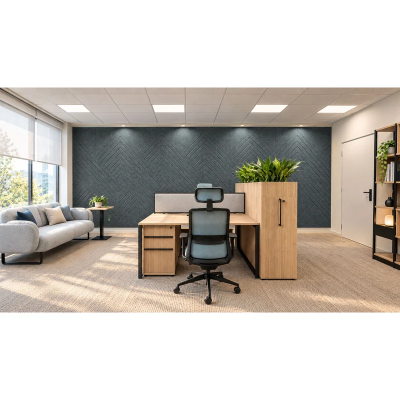 PET FELT WALL PANEL X-LINE 2400/1200 9MM R41 1 PC.