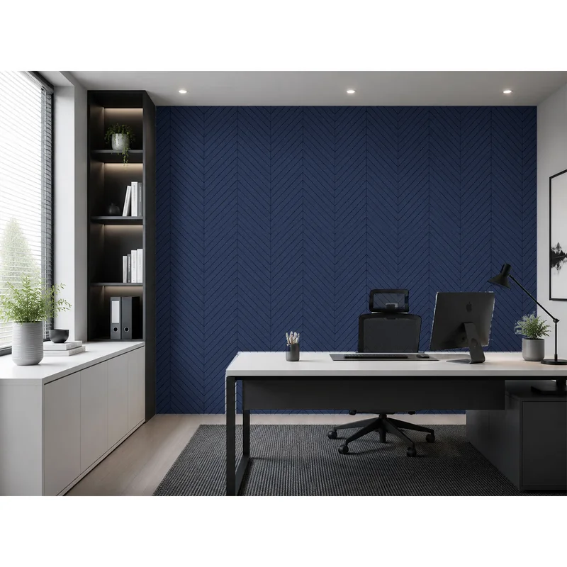 PET FELT WALL PANEL FISH BONE 2400/1200 9MM R43 1 PC.