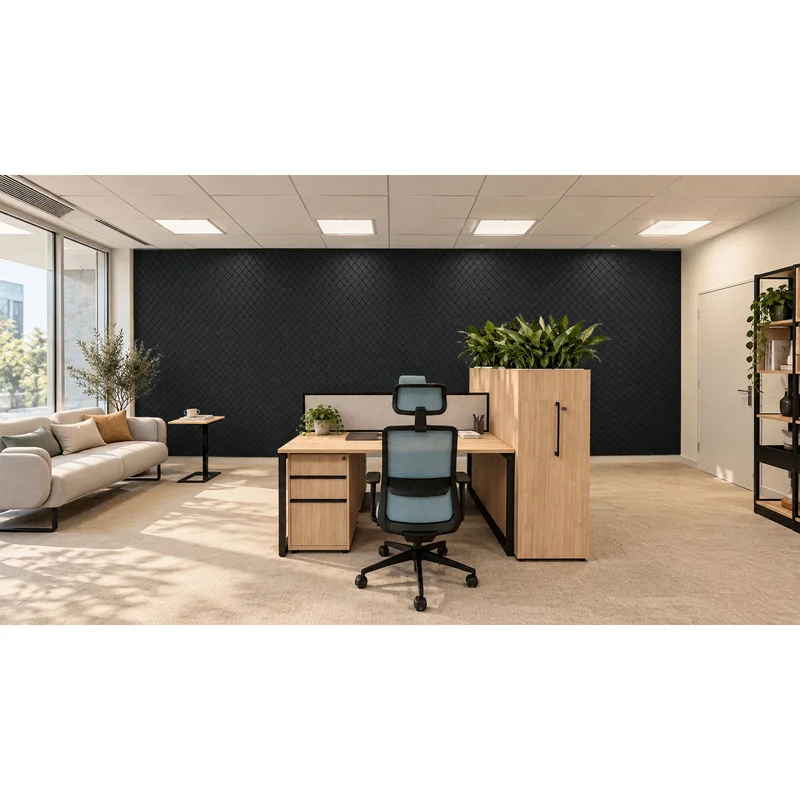 PET FELT WALL PANEL SQUARES 2400/1200 9MM R44 1 PC.