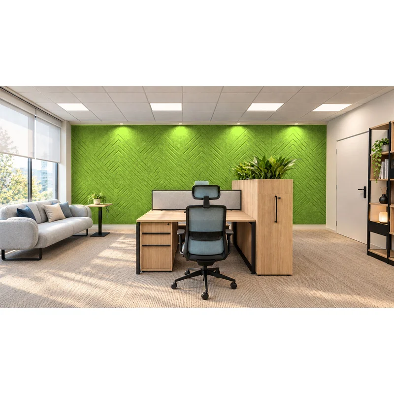 PET FELT WALL PANEL X-LINE 2400/1200 9MM R46 1 PC.