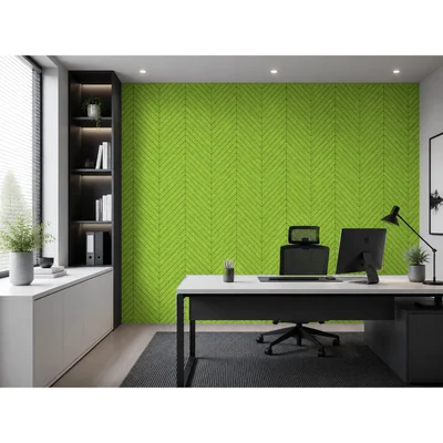 PET FELT WALL PANEL FISH BONE 2400/1200 9MM R46 1 PC.