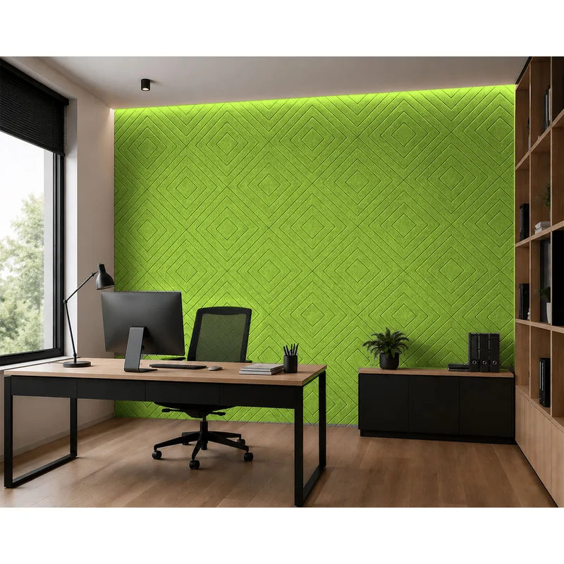 PET FELT WALL PANEL ILLUSION 2400/1200 9MM R46 1 PC.