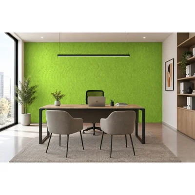 PET FELT WALL PANEL WAVE 2400/1200 9MM R46 1 PC.