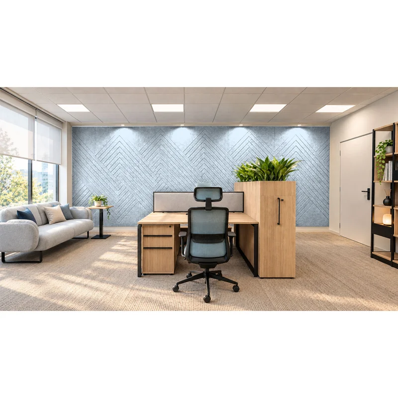 PET FELT WALL PANEL X-LINE 2400/1200 9MM R47 1 PC.