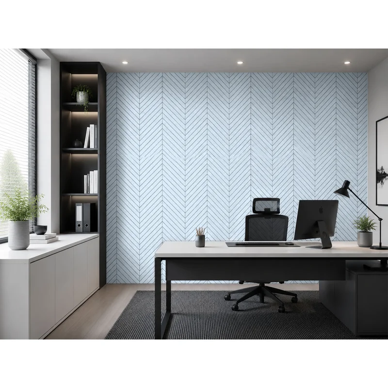 PET FELT WALL PANEL FISH BONE 2400/1200 9MM R47 1 PC.