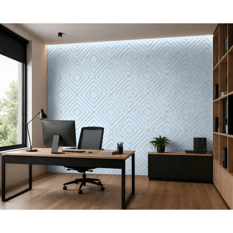 PET FELT WALL PANEL ILLUSION 2400/1200 9MM R47 1 PC.