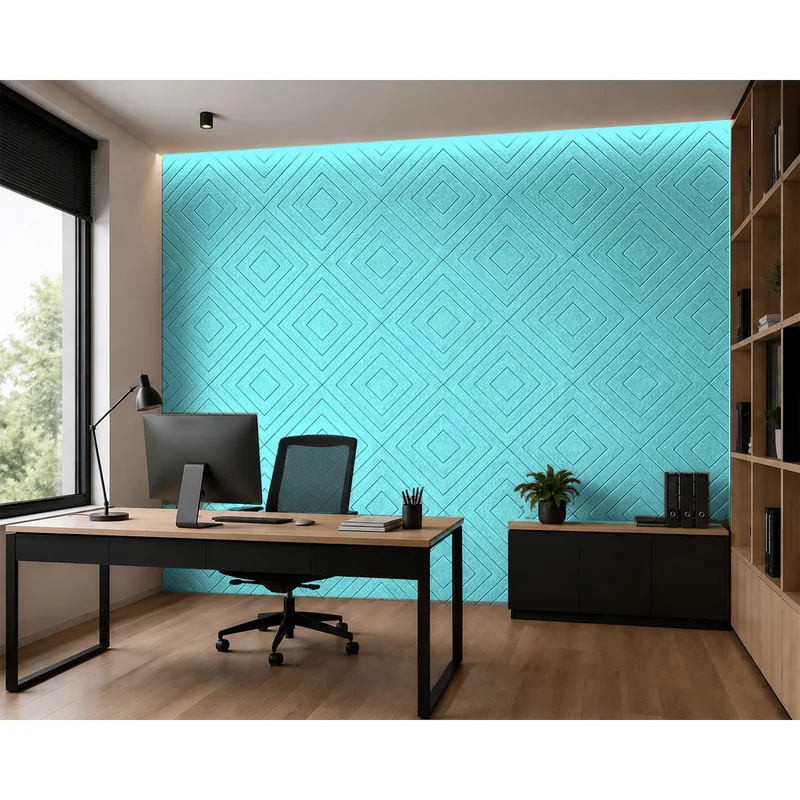 PET FELT WALL PANEL ILLUSION 2400/1200 9MM R49 1 PC.